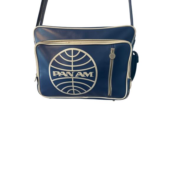 PAN AM "SECRET AGENT RELOADED" BAG CERTIFIED Vintage STYLE Pan am BLUE - Picture 4 of 8